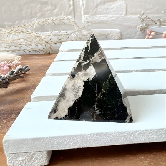 Zebra Jasper Pyramid